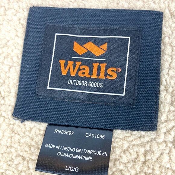 Walls men's Black Super Duck Lined Full Zip Work Vest US L - Picture 13 of 14